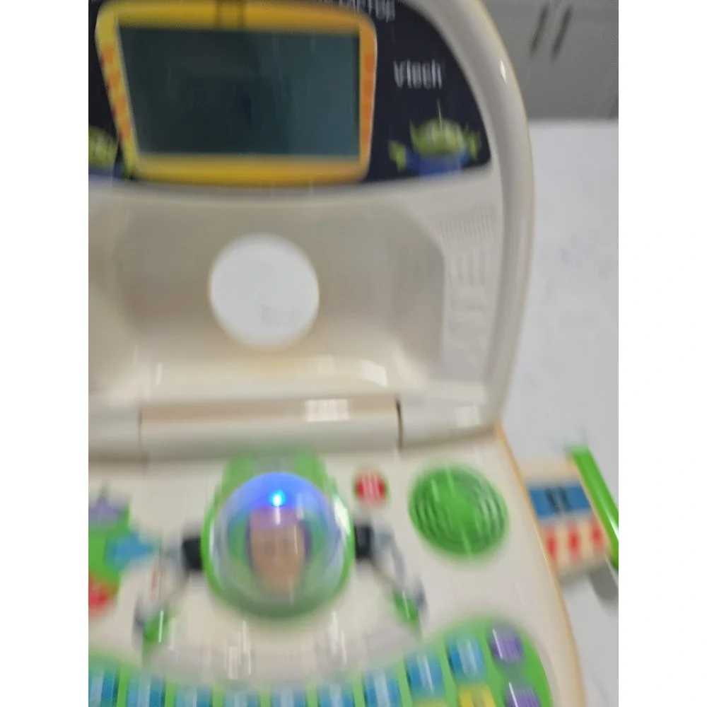 Buzz Lightyear Vtech Star Command Laptop Pixar Toy Story 3 WORKS